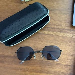 Brand new sunglasses with case! Black